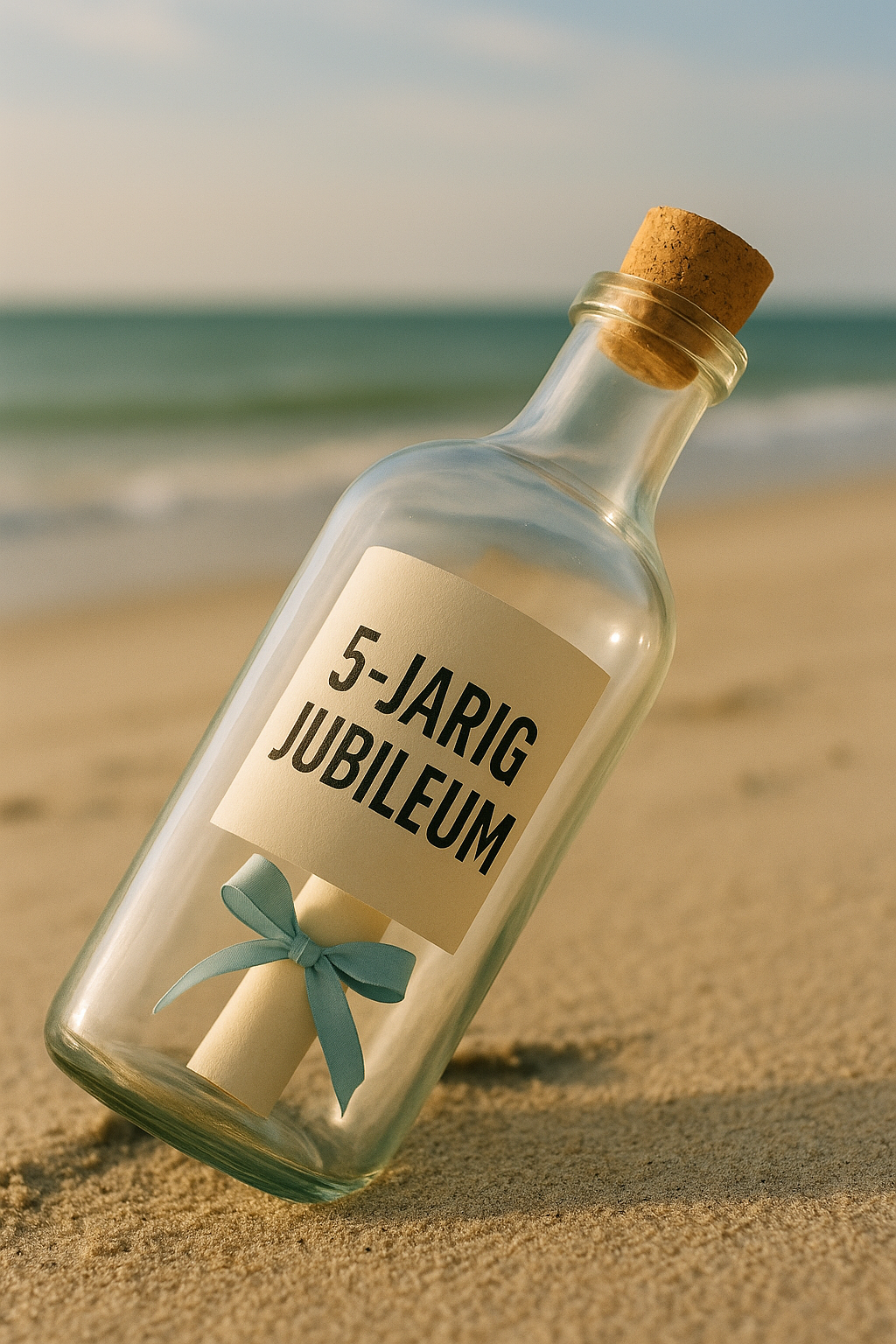 Save the date in flessenpost voor het 15-jarig jubileum van aanhuis.nl